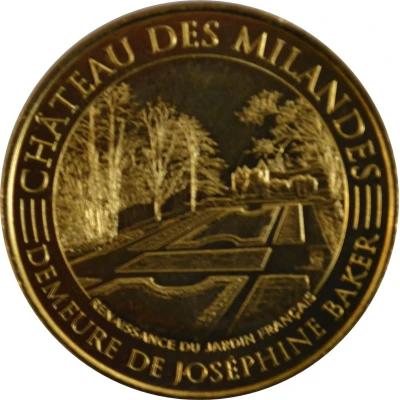 Tourist token - Monnaie de Paris - Castelnaud-la-Chapelle - Château des Milandes n° front