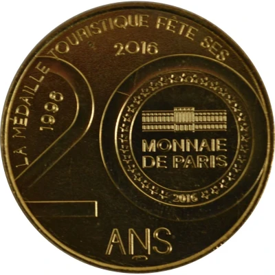 Tourist token - Monnaie de Paris - Castelnaud-la-Chapelle - Château des Milandes n° back