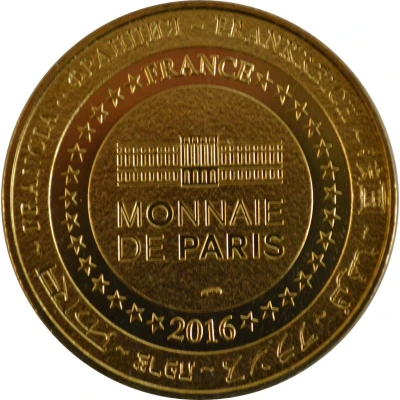 Tourist token - Monnaie de Paris - Château de Monbazillac back