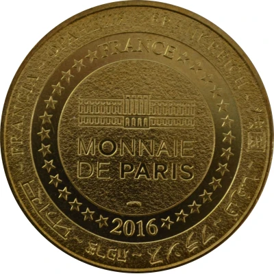 Tourist token - Monnaie de Paris - Falaise - Château Guillaume le conquérant back