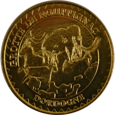 Tourist token - Monnaie de Paris - Grotte de Rouffignac n° front