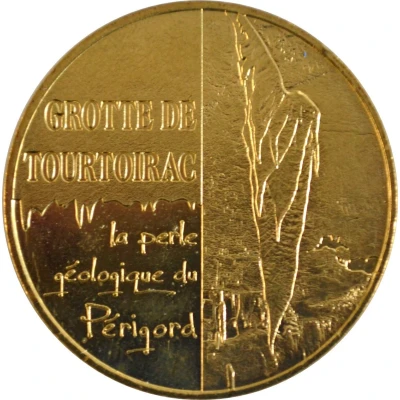 Tourist token - Monnaie de Paris - Grotte de Tourtoirac - La perle géologique du Périgord n° front