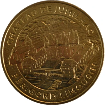 Tourist token - Monnaie de Paris - Jumilhac-le-Grand - Le château front