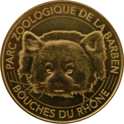 Tourist token - Monnaie de Paris - La Barben - Parc Zoologique le panda roux front