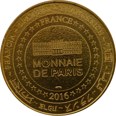 Tourist token - Monnaie de Paris - La Barben - Parc Zoologique le panda roux back