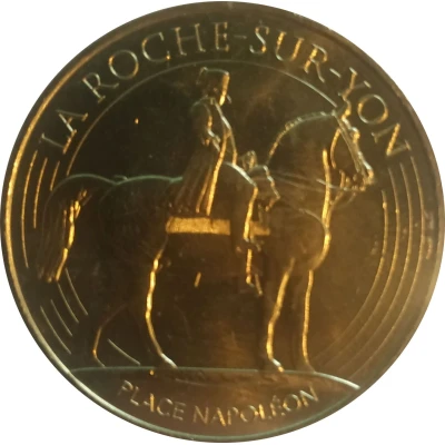 Tourist token - Monnaie de Paris - La Roche-sur-Yon - Place Napoléon front