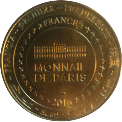 Tourist token - Monnaie de Paris - La Roche-sur-Yon - Place Napoléon back