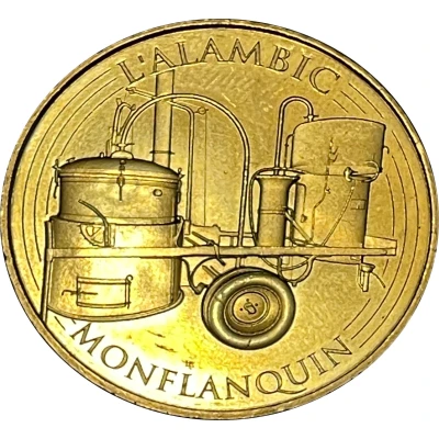 Tourist token - Monnaie de Paris - L'alambic Monflanquin front