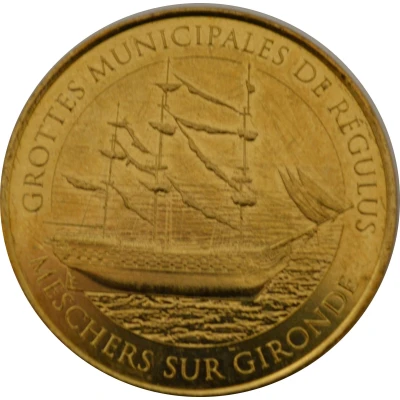 Tourist token - Monnaie de Paris - Meschers-sur-Gironde - Les grottes municipales de Régulus front