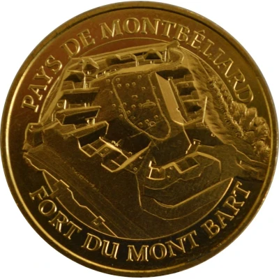 Tourist token - Monnaie de Paris - Montbéliard - Fort du Mont Bart front