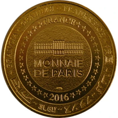 Tourist token - Monnaie de Paris - Montbéliard - Fort du Mont Bart back