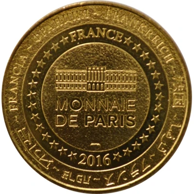 Tourist token - Monnaie de Paris - Montignac - Lascaux II big bull back