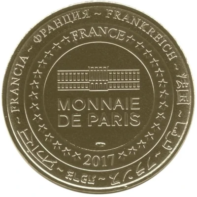 Tourist token - Monnaie de Paris - Parc Astérix Paris - Falbala starry side back