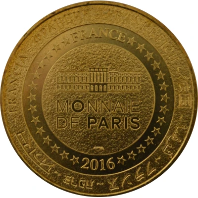 Tourist token - Monnaie de Paris - Saint-Césaire - Paléosite le crâne de Pierrette back