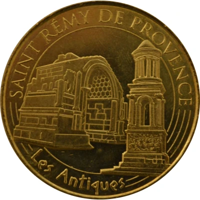 Tourist token - Monnaie de Paris - Saint-Rémy-de-Provence - Site de Glanum - Les Antiques front