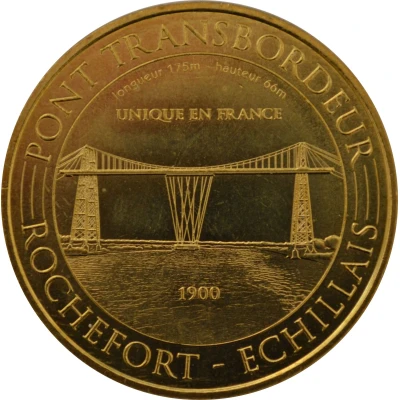 Tourist token - Monnaie de Paris - Échillais - Pont transbordeur Rochefort-Échillais front