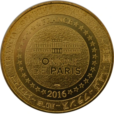 Tourist token - Monnaie de Paris - Échillais - Pont transbordeur Rochefort-Échillais back