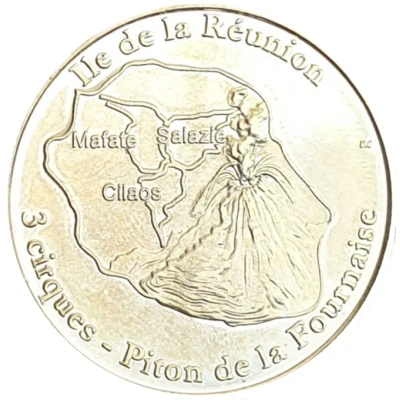 Tourist token - Île de la Réunion (Paille en queue) ND front