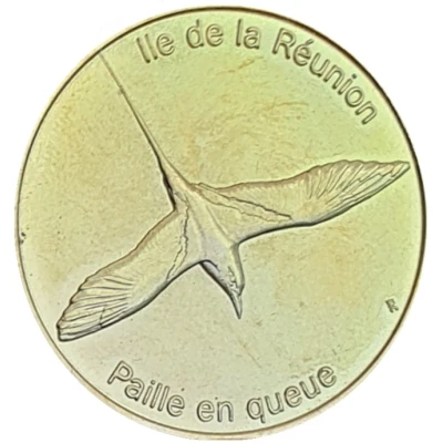 Tourist token - Île de la Réunion (Paille en queue) ND back