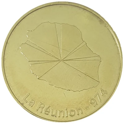 Tourist token - Île de la Réunion (Sea turtle) ND front