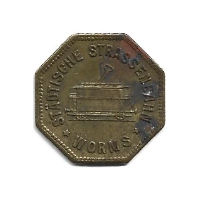 Tram Token - Worms ND front