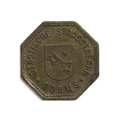 Tram Token - Worms ND back