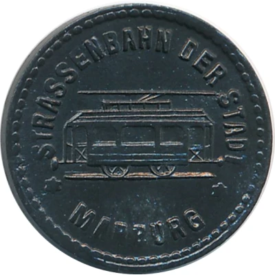 Tramway Token (Marburg - Strassenbahn) ND front