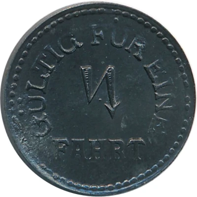 Tramway Token (Marburg - Strassenbahn) ND back