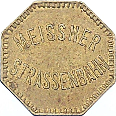Tramway Token (Meißen, Strassenbahn) ND front