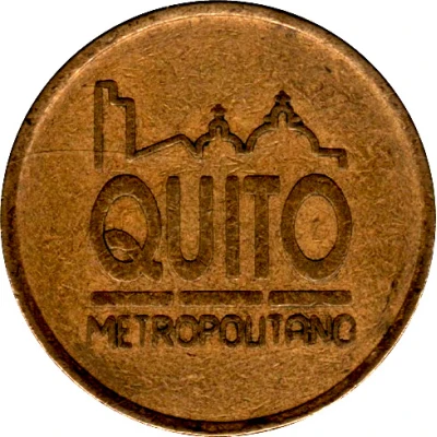 Trolleybus Token - Trole (Quito) ND back