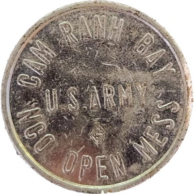 U.S. Army Cam Ranh Bay NCO Open Mess Token ND back