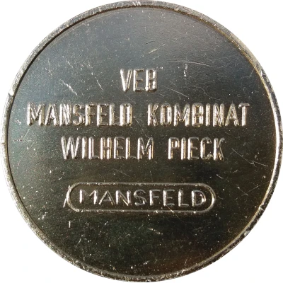 VEB Mansfeld Kombinat Wilhelm Pieck ND back