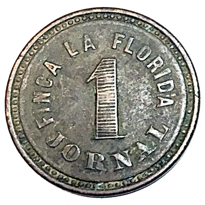 Wage Token - 1 Jornal Finca La Florida Coffee ND front