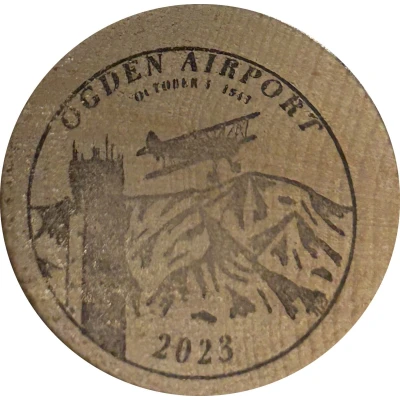 Wooden Nickel - 51st Annual Northern Utah Coin Show Layton, Utah back