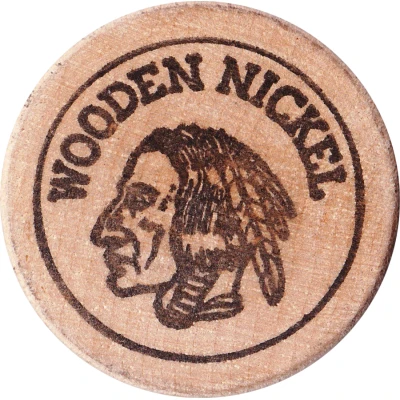 Wooden Nickel - Edmonton Coin Club back