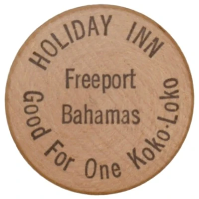 Wooden Nickel - Holiday Inn (Freeport) ND front