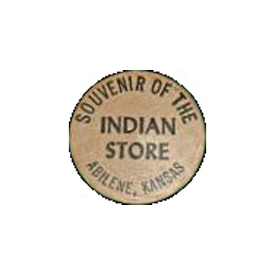 Wooden Nickel - Indian Store (Abeline, Kansas) ND front
