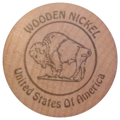 Wooden Nickel - Jacksonville Camp Lejeune Coin Club ND back