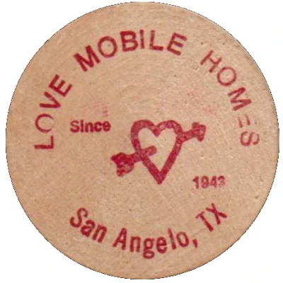 Wooden Nickel - Love Mobile Homes ND front