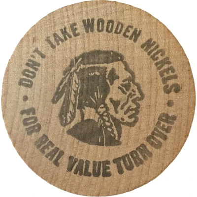 Wooden Nickel - Sterling T. Lewis for House of Delegates Raleigh County, West Virginia ND back