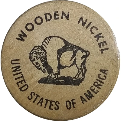 Wooden Nickel - The Nevada Centennial back