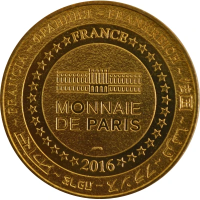 jeton touristique Monnaie de Paris Préhistorama Rousson-Gard back