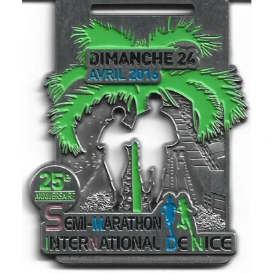 médaille-Semi-marathon International de Nice Finisher front