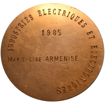 médaille ampère industries électriques et électroniques back