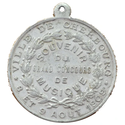 médaille d'évènement VILLE DE CHERBOURG front