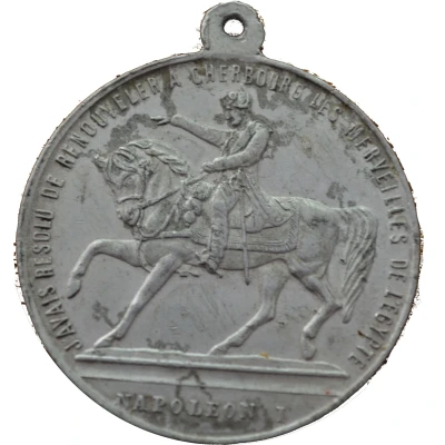 médaille d'évènement VILLE DE CHERBOURG back