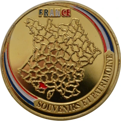 médaille siuvenir et patrimoine Maison de la Truffe D'Occitanie ND back